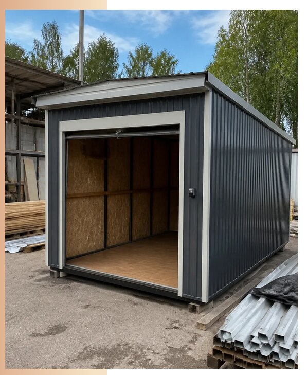 Изготовление и аренда хозблоков и гаражей в Рославле